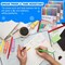 72 Pcs Felt Tip Pens 0.7mm Medium Point Felt Pen Bulk 12 Colors Markers Journal Planner for Teachers Students Journaling Writing Note Art Office School Supplies